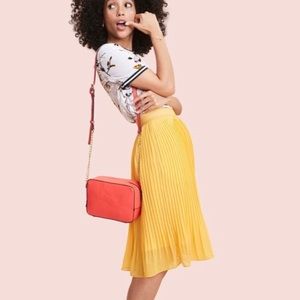Target A New Day Yellow Pleated Skirt